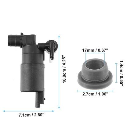 Windshield Washer Pump for Citroen C3, Peugeot 307 (2002-2010)
