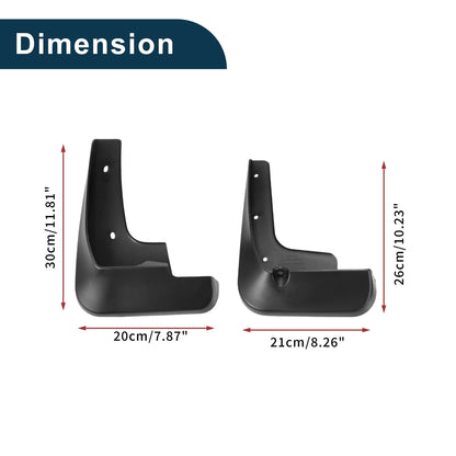 Mud Flaps Splash Guards 1 Set for Toyota Alphard (2010-2021)