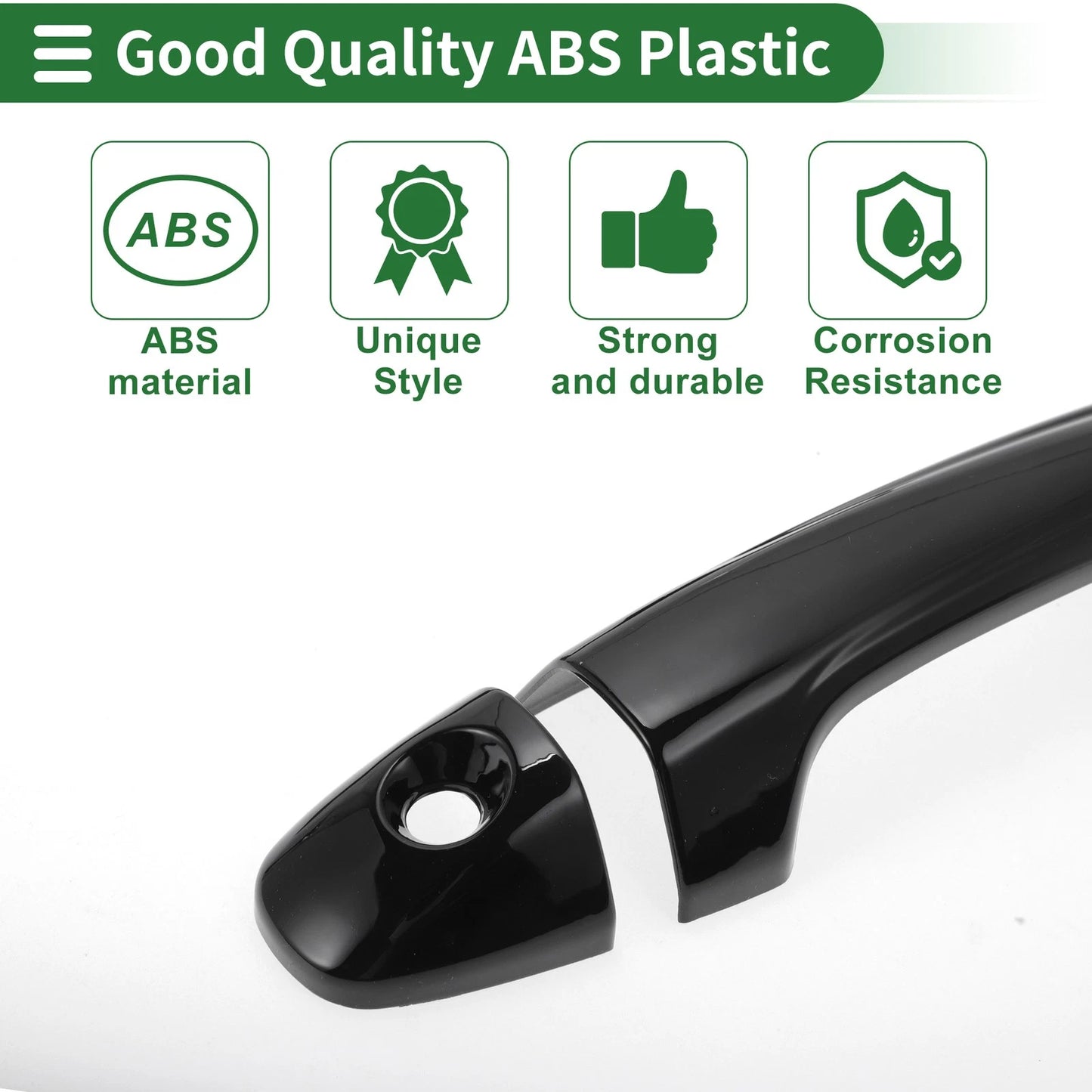 Car Door Handle Cover Trim for Toyota RAV4 2013-2018 - Black