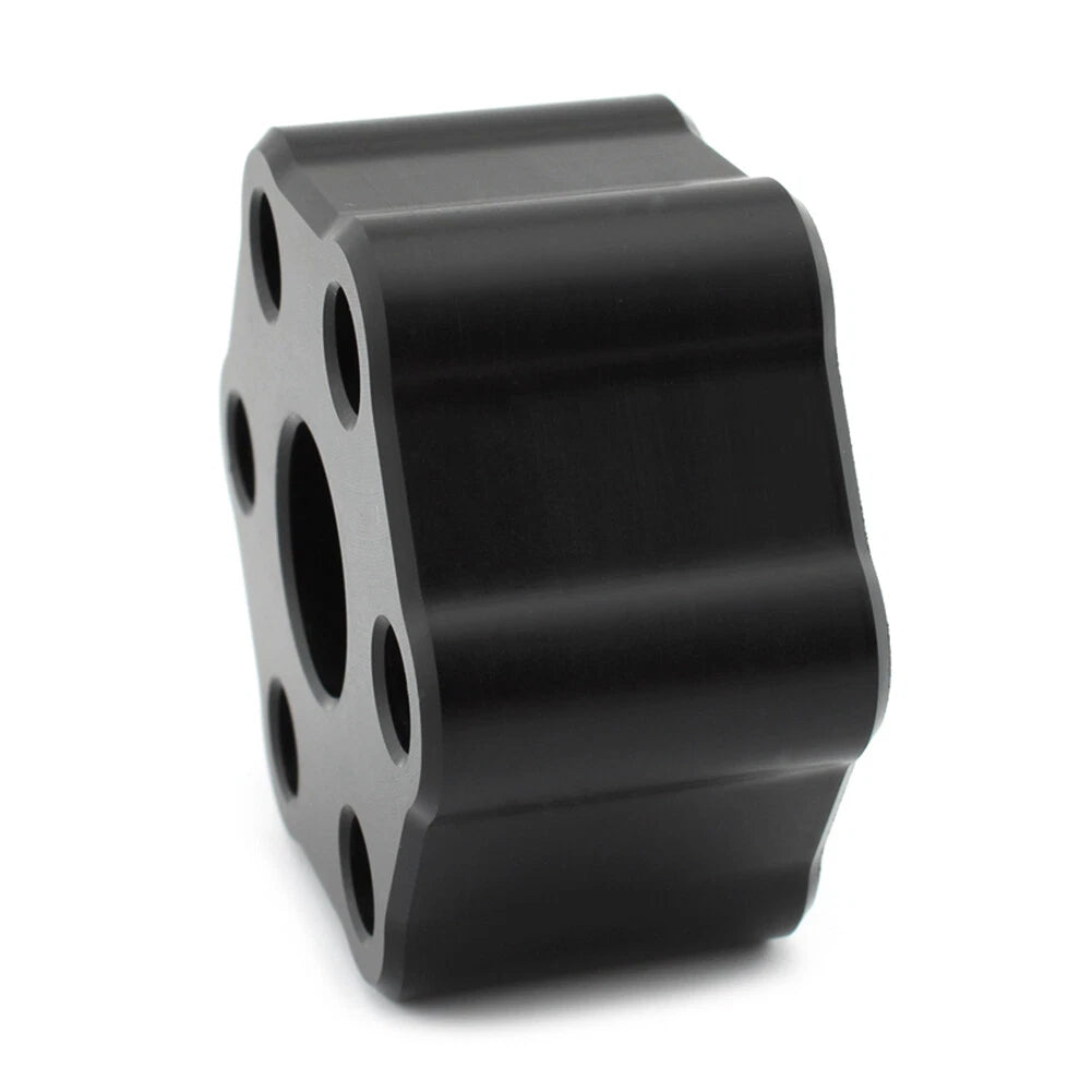 Black Solid Supercharger Coupler Isolator for Jaguar Land Rover 3.0L (2013-17)