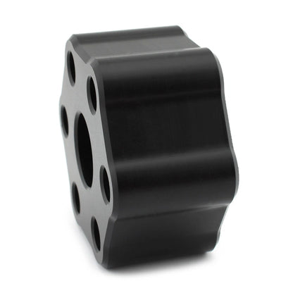 Black Solid Supercharger Coupler Isolator for Jaguar Land Rover 3.0L (2013-17)