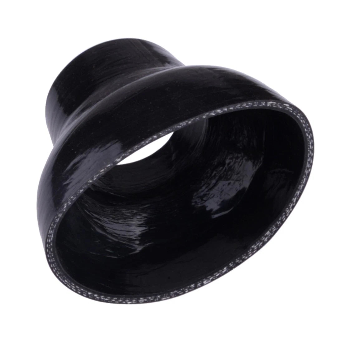Black 2.5"-4" 63mm-102mm Straight Reducer Turbo Coupler Silicone Hose
