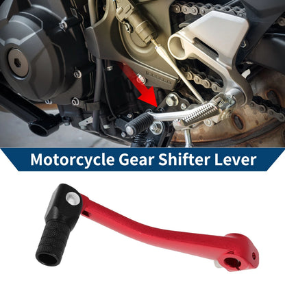 Folding Motorcycle Gear Shifter Lever Red Black Head for Bosuer 125