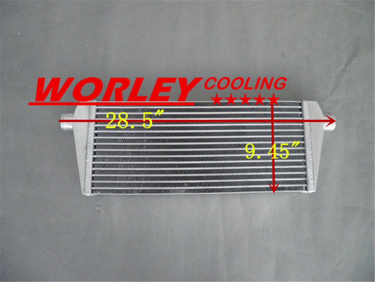 235x550x45mm Turbo Front Mount Intercooler for QLD