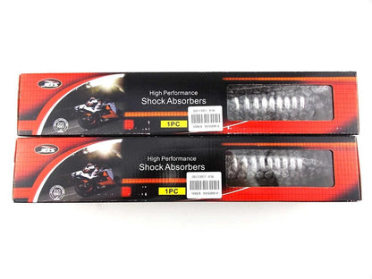 330mm JBS Black/Chrome Rear Shock Absorbers for Kawasaki EN454 LTD