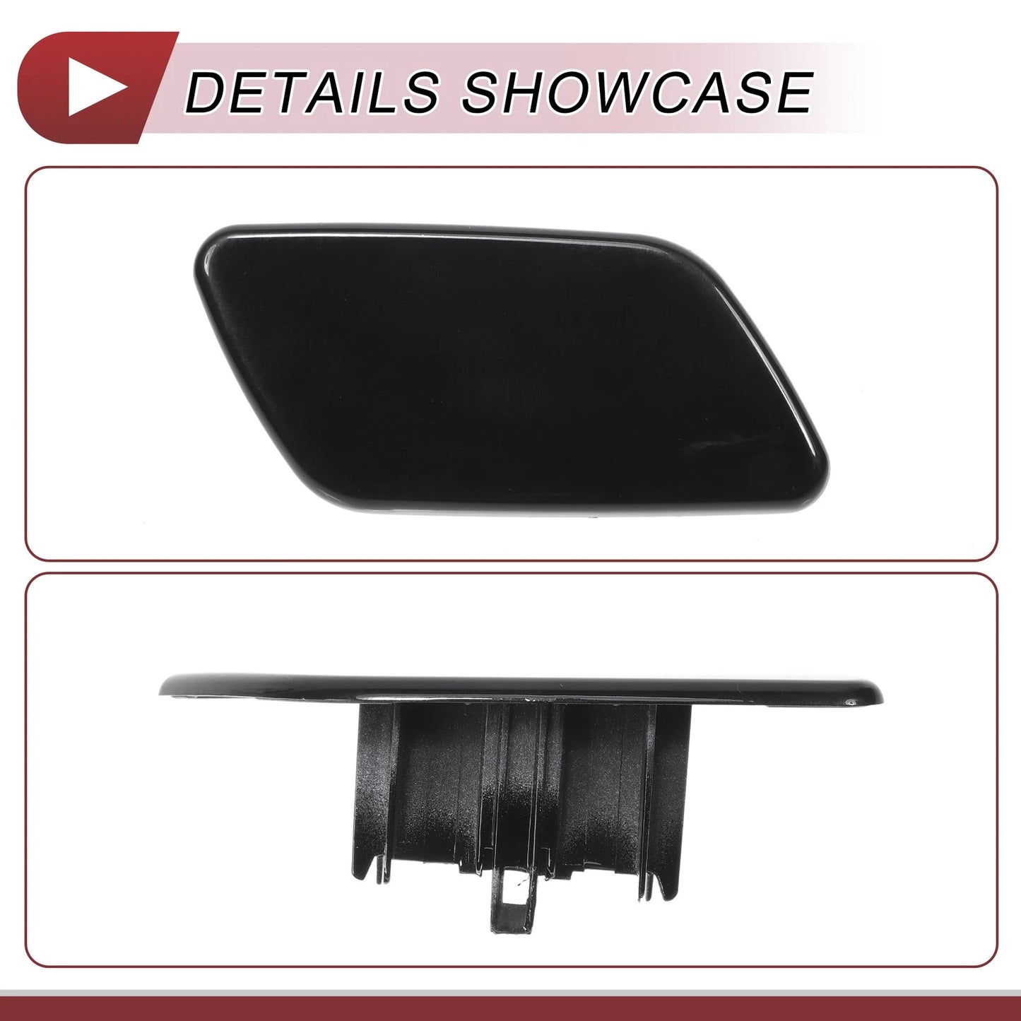 Front Right Washer Nozzle Cover for Subaru Forester (2018-2021) Black