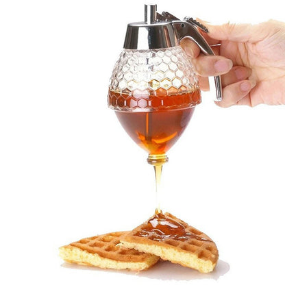 200ML Honey Dispenser with Stand for Easy Pouring