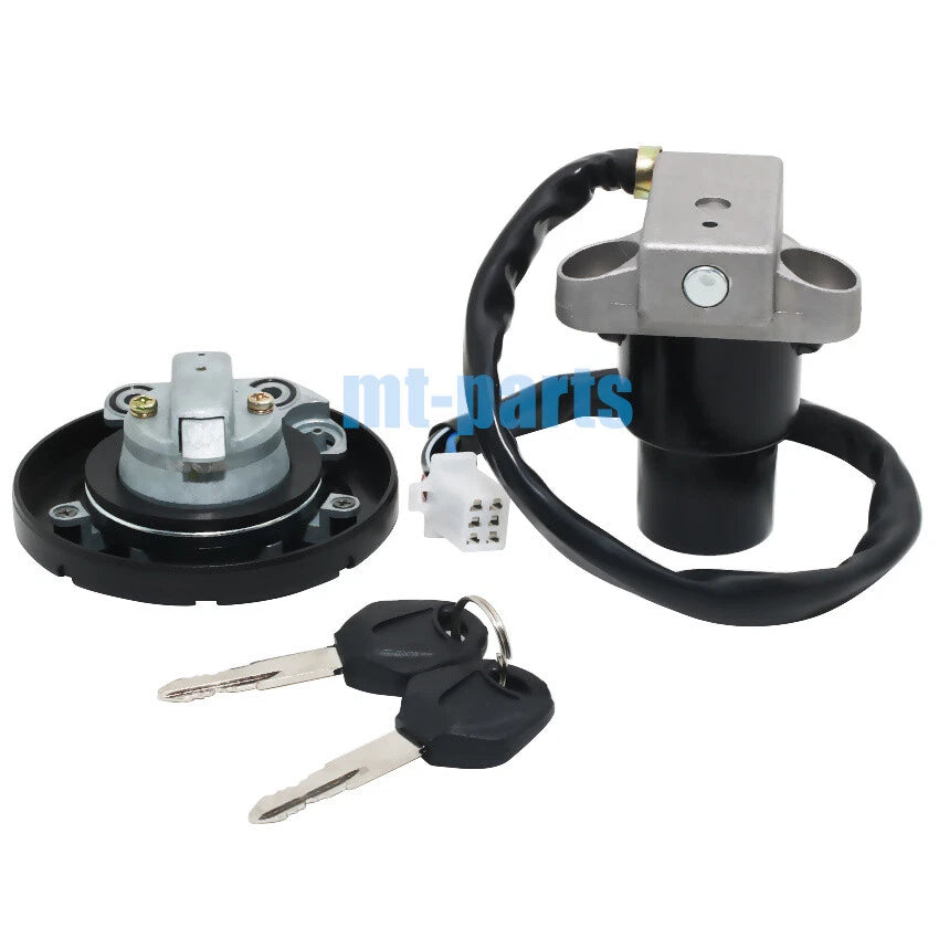 Fuel Cap & Ignition Key Switch Lock for Kawasaki KL250 KLR250 KLR650 (1987-2005)