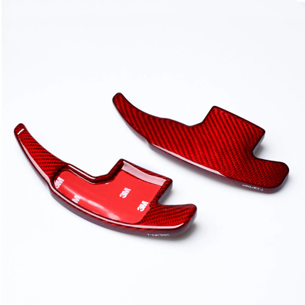 2 x Carbon Fiber Shift Paddle Extensions for Mustang (2015-2023)