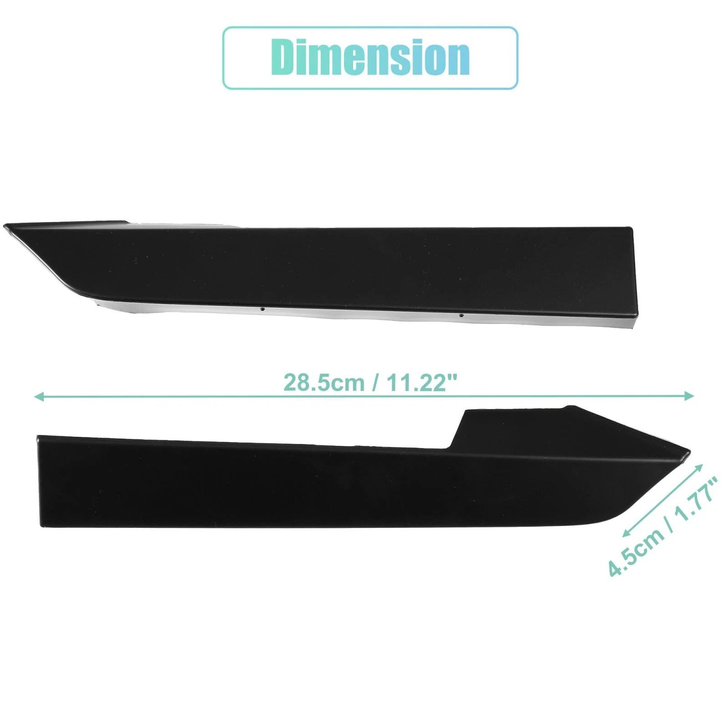 2 x LH/RH Headlight Grille Filler Trim Panel for Toyota Tacoma (2012–2015)