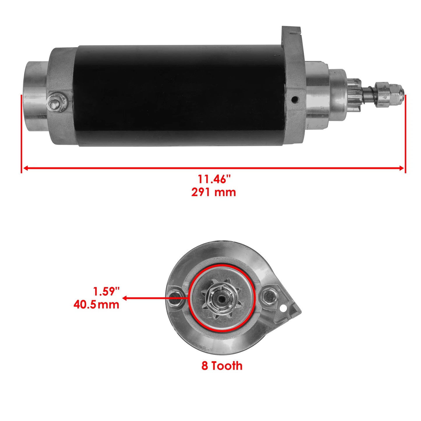 Starter for Mariner Outboard 135L/135XL (1989-2000) / 135CXL (1993-2000)