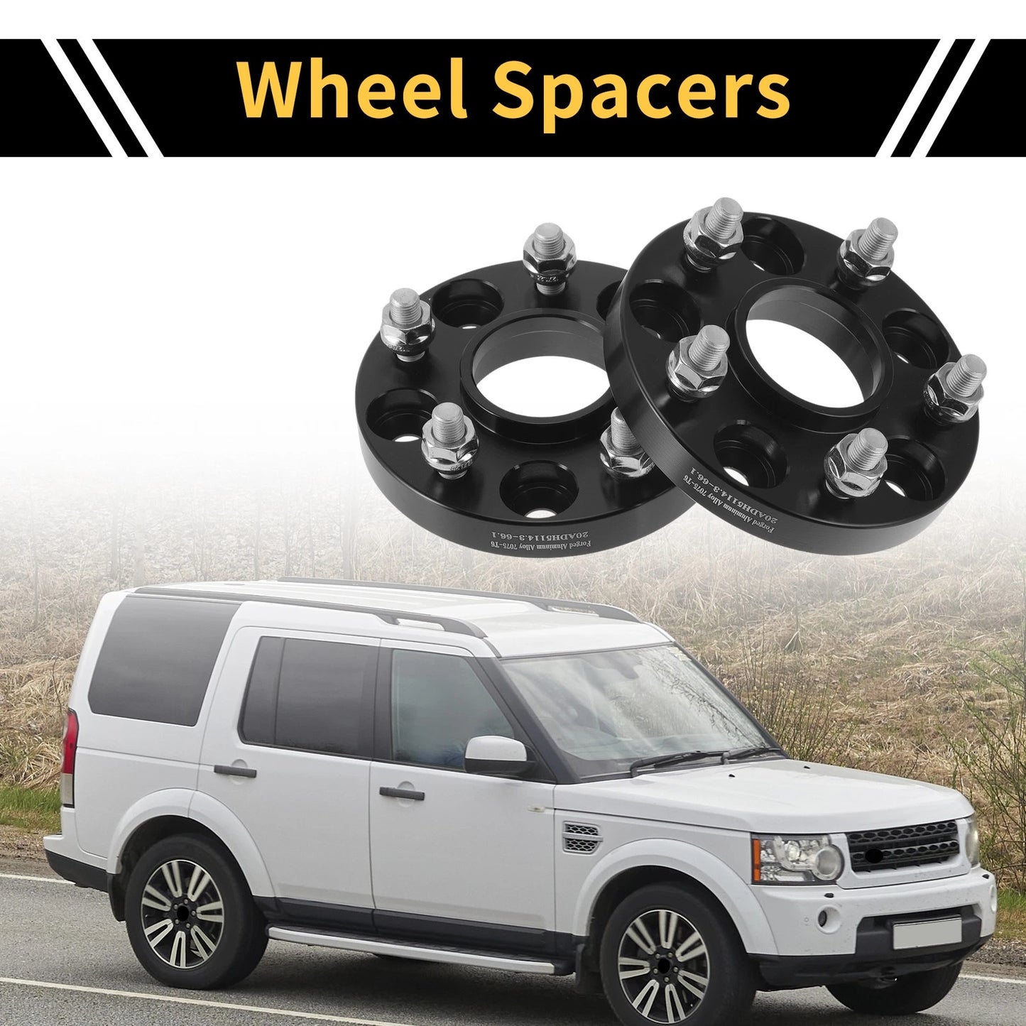 5x120mm Wheel Spacers for Land Rover Discovery (2010-2016)