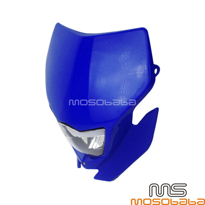 Blue Headlight Lamp for Honda Yamaha Dirt Bike MX XC