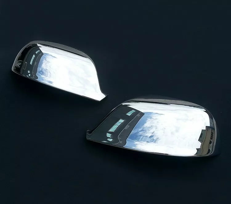 Chrome Side Door Mirror Covers for Audi Q7 (2010-2015)