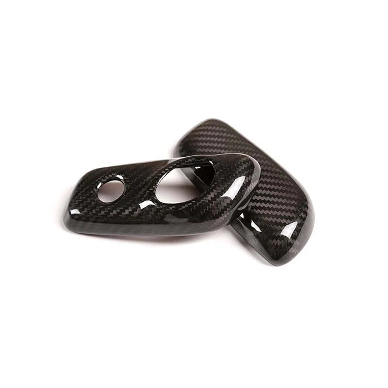 Carbon Fiber Gear Shifter Grap Handle Knob Cover Trim for 2009-2014 Ford F-150