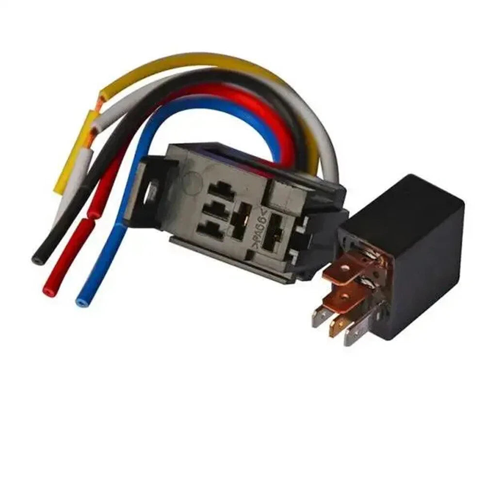 5pin 40A 12V Car Oil Pump & Air Conditioning Relay with Socket
