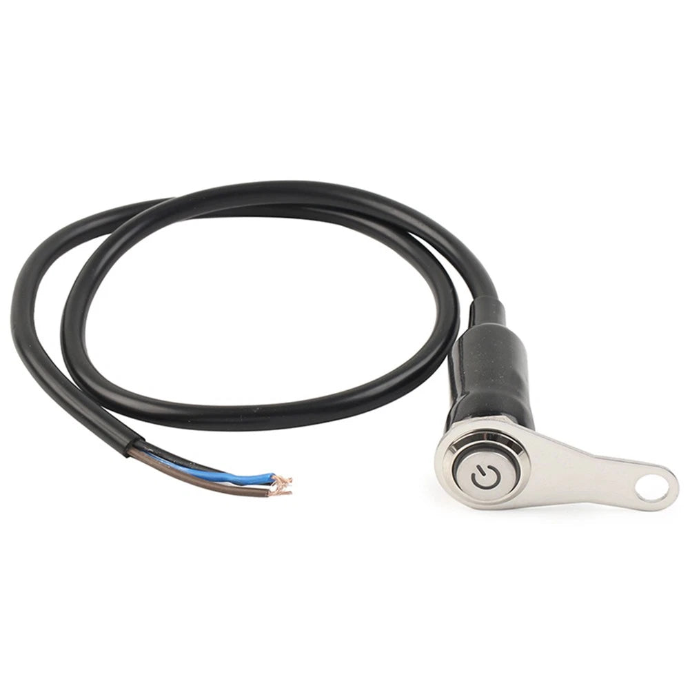 Red Push Button ON/OFF Switch for Motorcycle Handlebar Headlight Fog Light