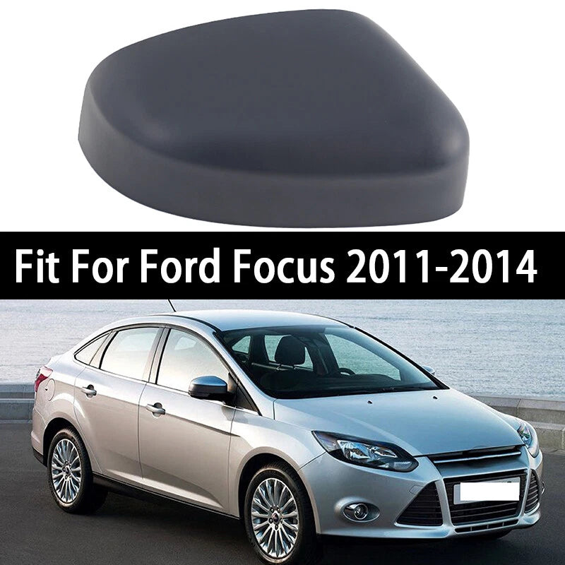 Right Side Matte Black Rear View Mirror Cap Cover for Ford Focus (2012-2017)