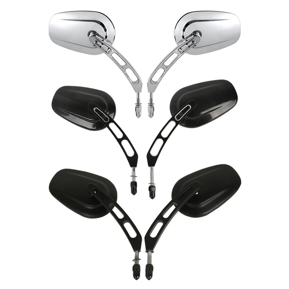 Rearview Mirrors for Harley Touring Softail Deluxe Sportster 883 1200 Dyna (2004-2023)
