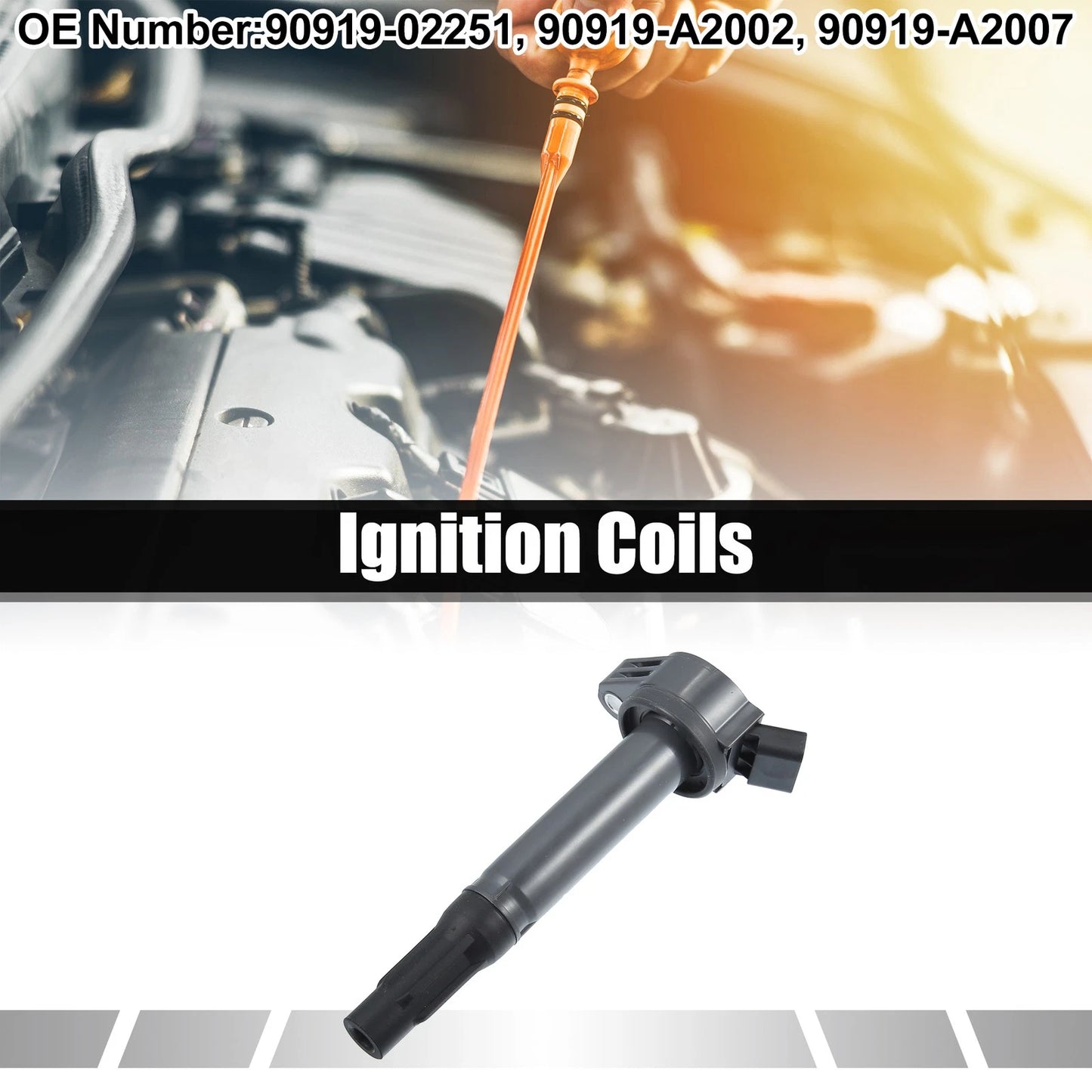 Ignition Coils for Toyota Avalon 2005-2018 - 2 x Replacement Parts