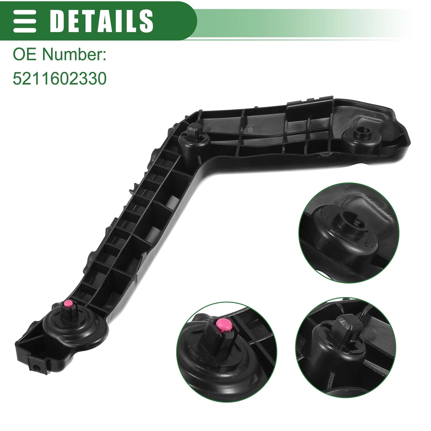 Front Left Bumper Support Bracket for Toyota Corolla (2017-2019)