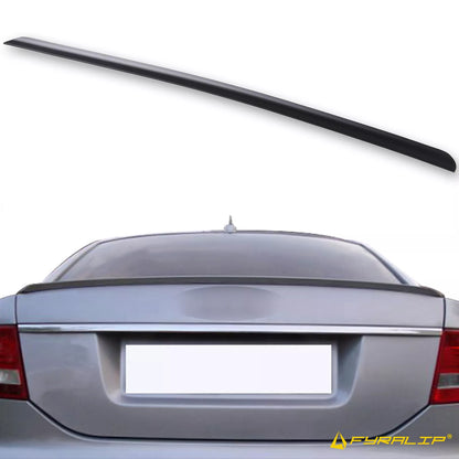 Boot Lip Spoiler for Audi A6 C6 Sedan (2005-2008) Matte Black Unpainted