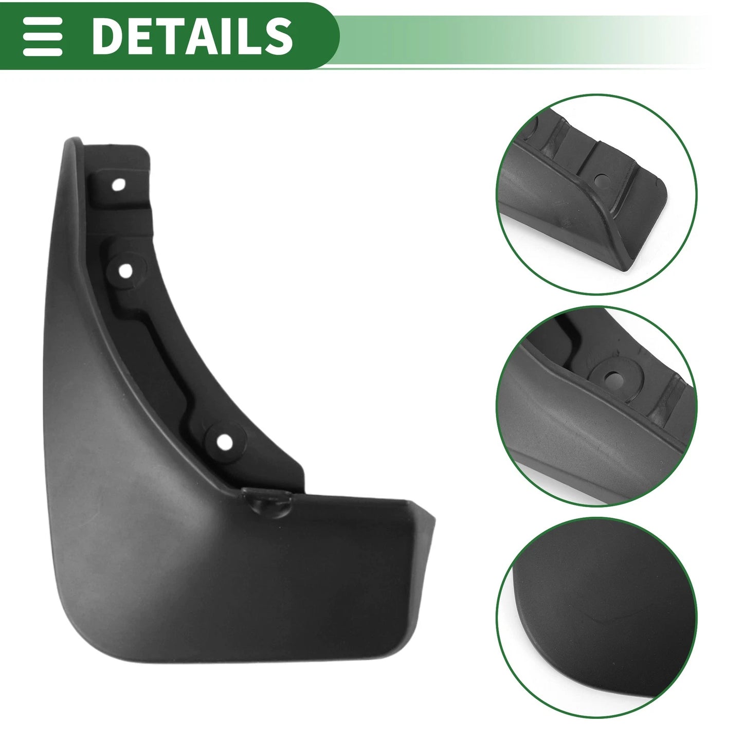 Mud Flaps Splash Guards for Ford Escape Low Profile (2020)