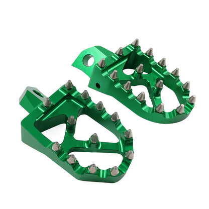 MX Style Foot Pegs for Kawasaki KDX200 KDX250 KDX220R KX125 KX250 (1995-2006)