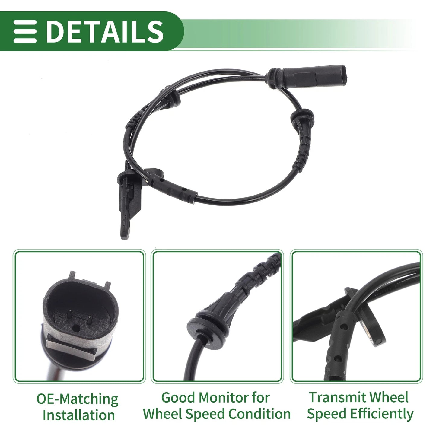 ABS Wheel Speed Sensor for BMW X1 2019-2021 (2 x Left & Right Rear)