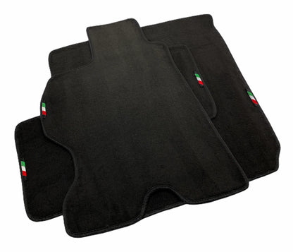 Floor Mats for Ferrari FF Black Tailored Carpets with Italian Emblem (2012-2016)