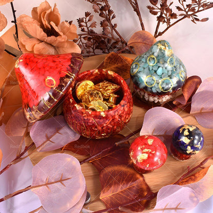 Mushroom Jars Silicone Epoxy Resin Mold for Candy Jewelry Storage