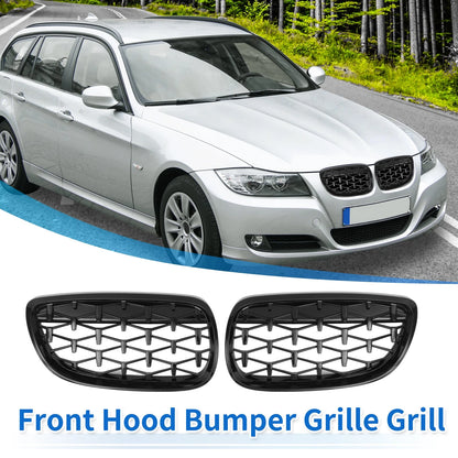 1 x Front Hood Bumper Grille for BMW 328xi M3 335xi 328i 335i Black