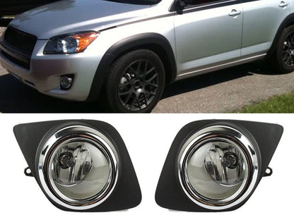 Fog Light with Cover Wiring Switch Kit for Toyota Rav4 (2010-2012)