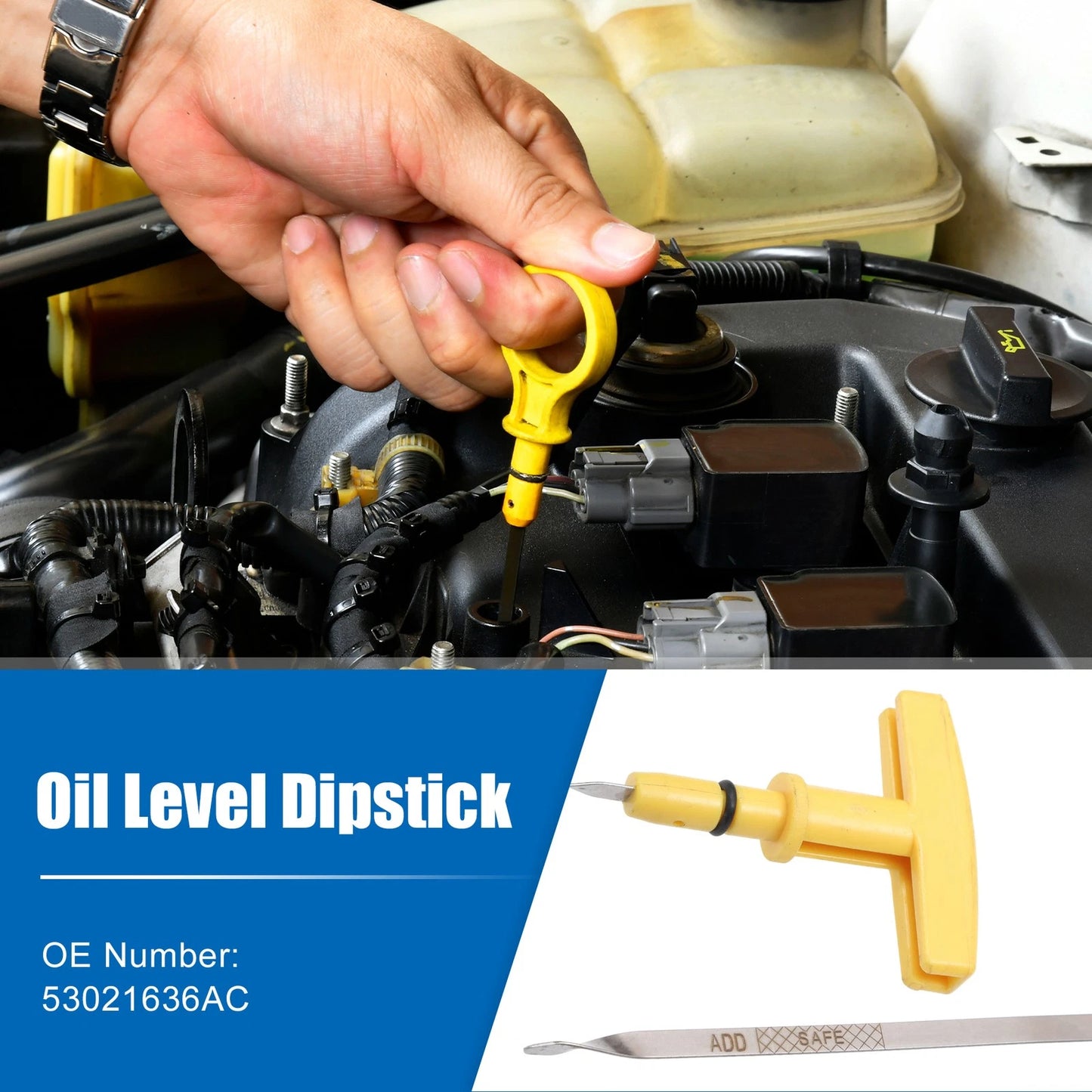 Engine Oil Level Indicator Dipstick for Dodge Ram 1500 (2010-2023)