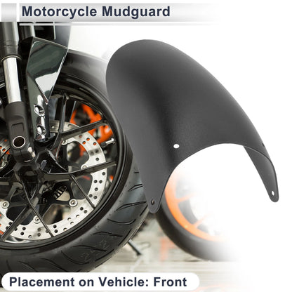 Front Splash Guard 22x11cm Wheel Cover for Motorcycle