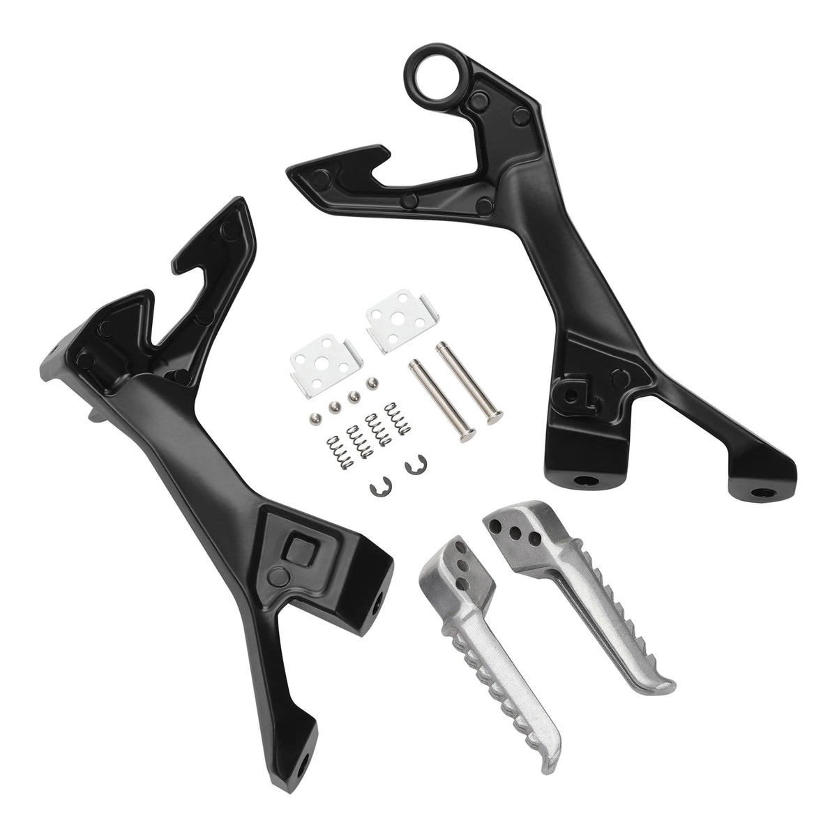3 x Footpegs Footrests Bracket for Kawasaki Ninja 400 (2018-2024)