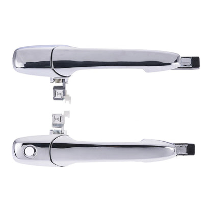 2 x Front Left & Right Outer Door Handles Chrome for Mazda 3 (2003-2009)