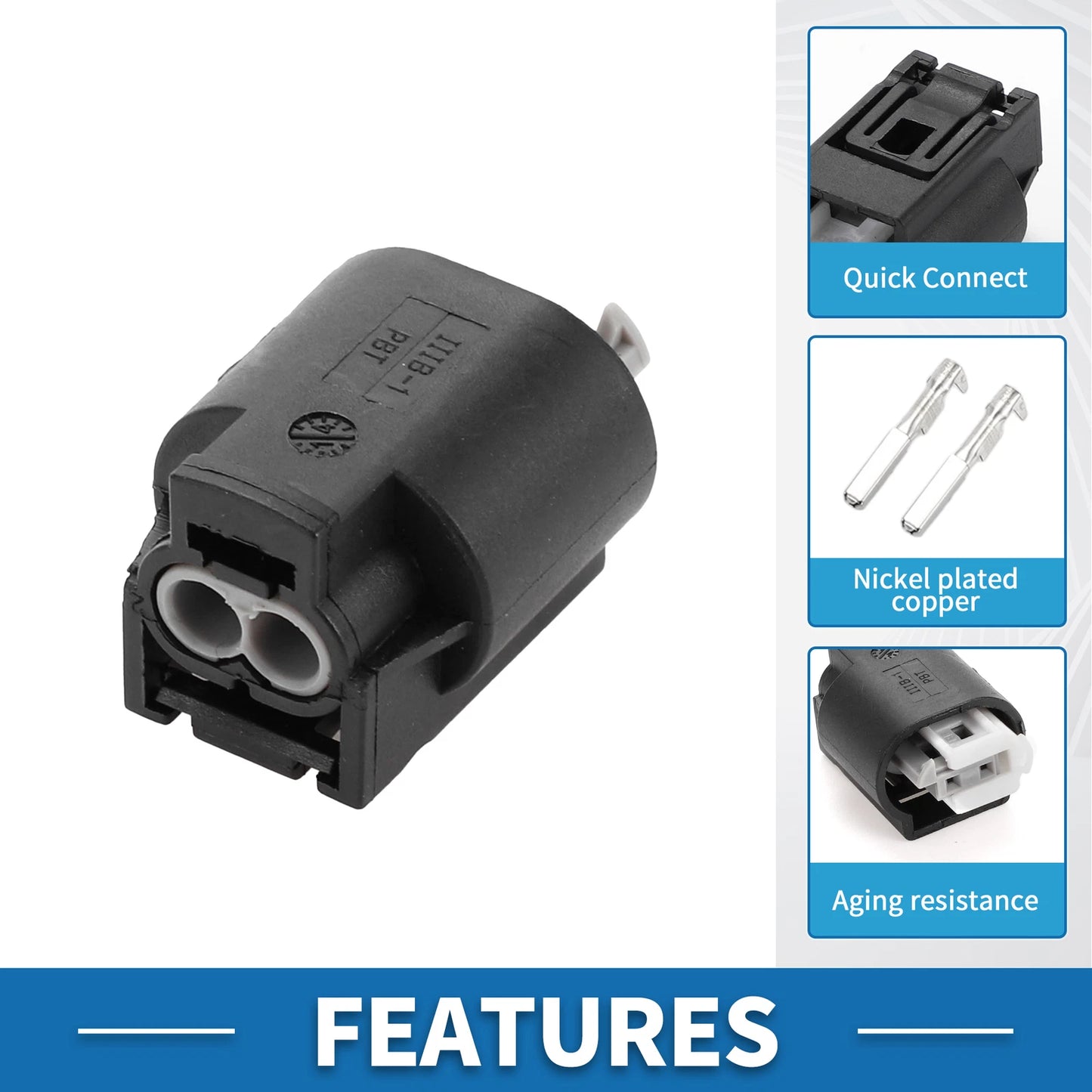 Pin Water Temperature Sensor Connector Plug for BMW Mini Cooper (2002-2006)