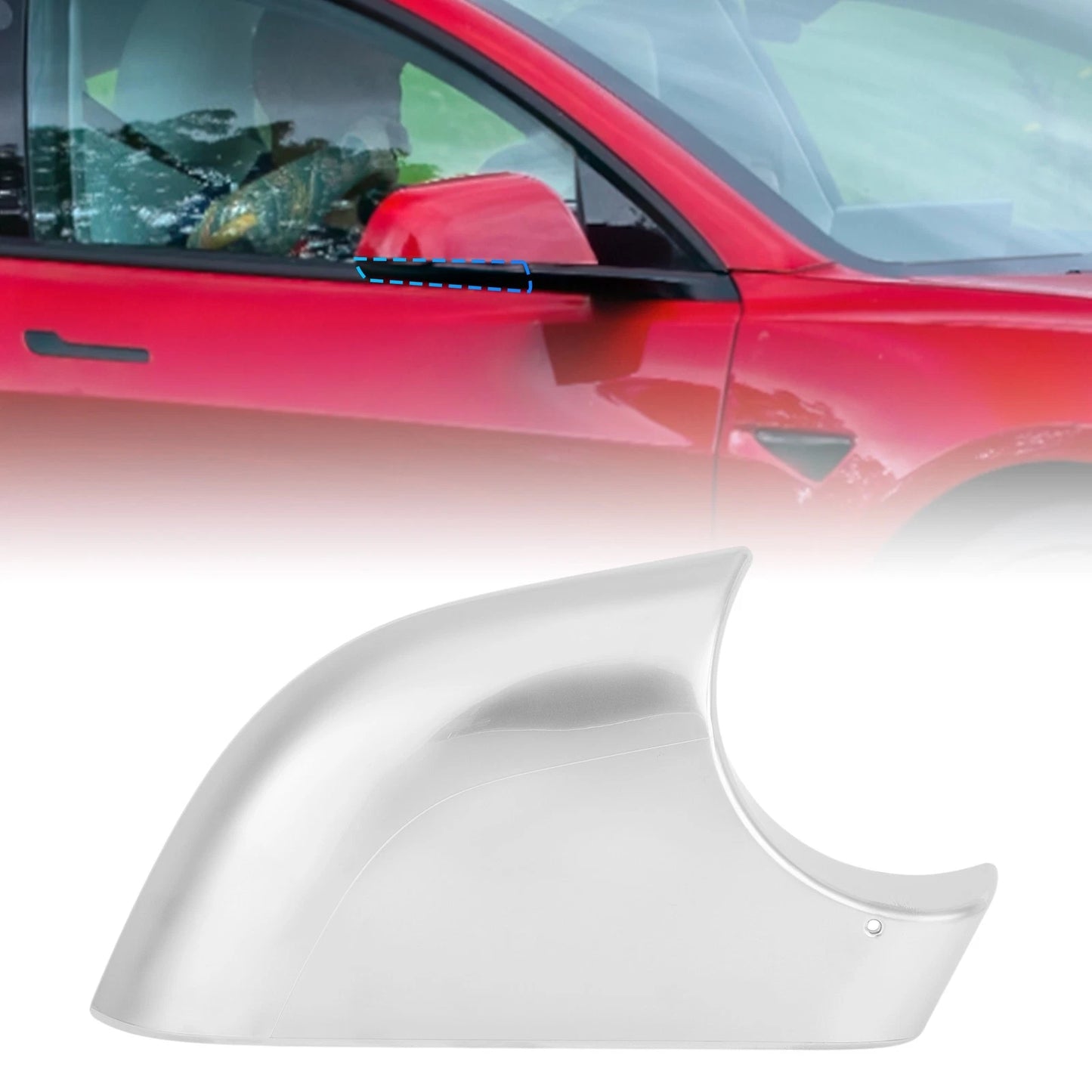 Right Passenger Side Mirror Lower Cover for Tesla Model 3 (2017-2024)