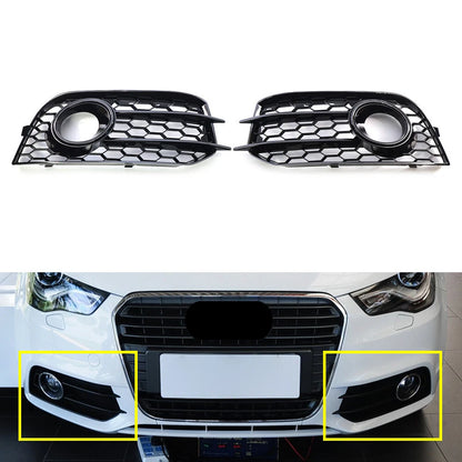 Fog Lamp Grill Cover for Audi A1 2010-2014 ( Gloss Black)