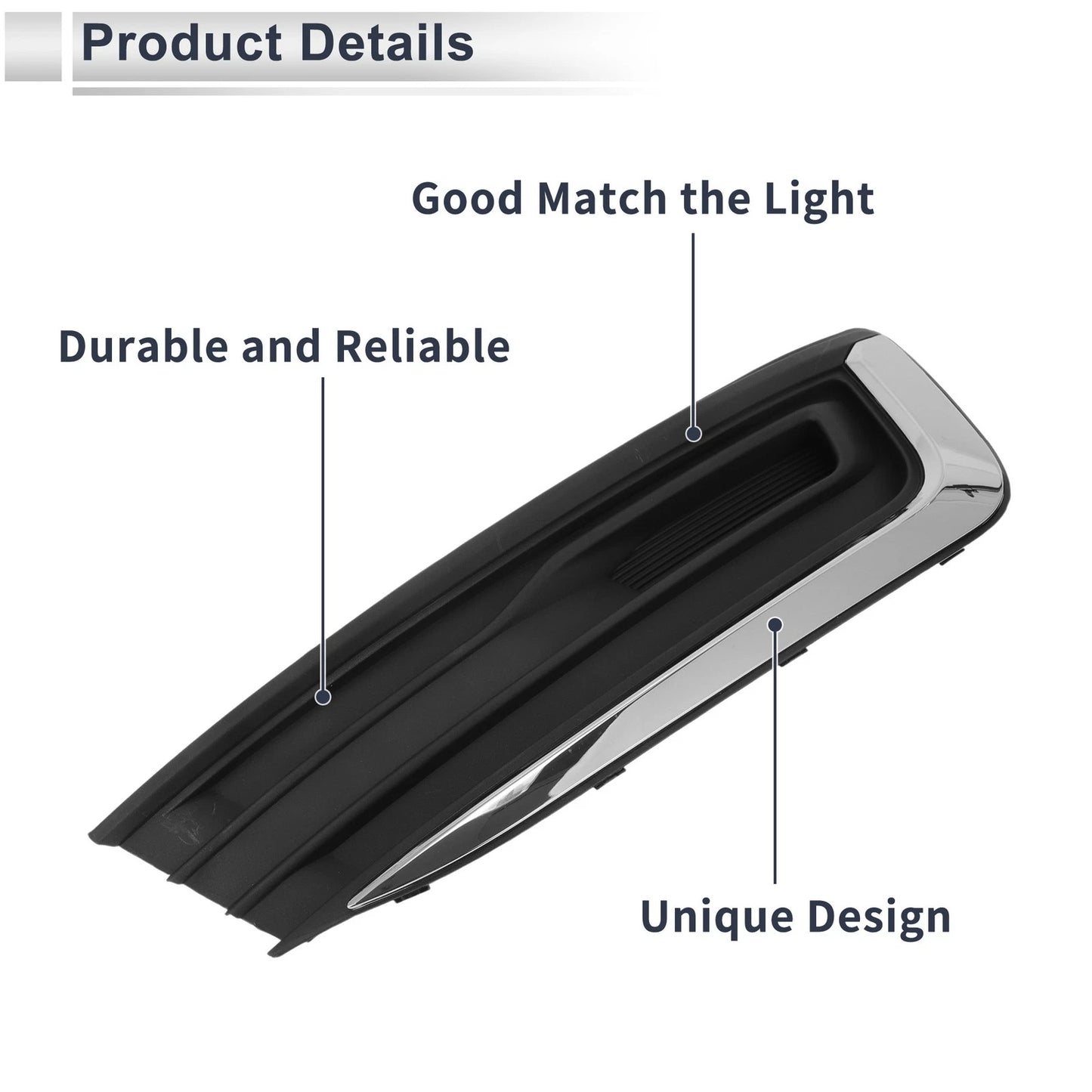 Front Right Fog Light Grill for Ford Taurus (2019-2020)
