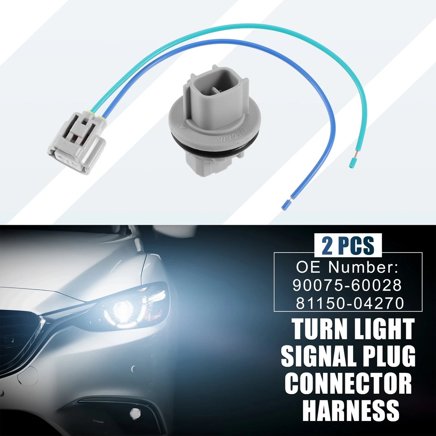 Light Signal Plug Connector Harness for Toyota (No.90075-60028)