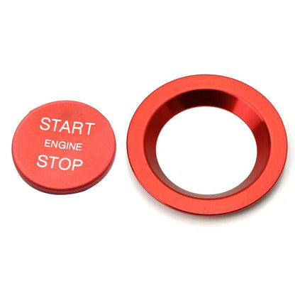 Red Engine Start Stop Button Cover Trim for Land Rover Range Rover (2013-2023)