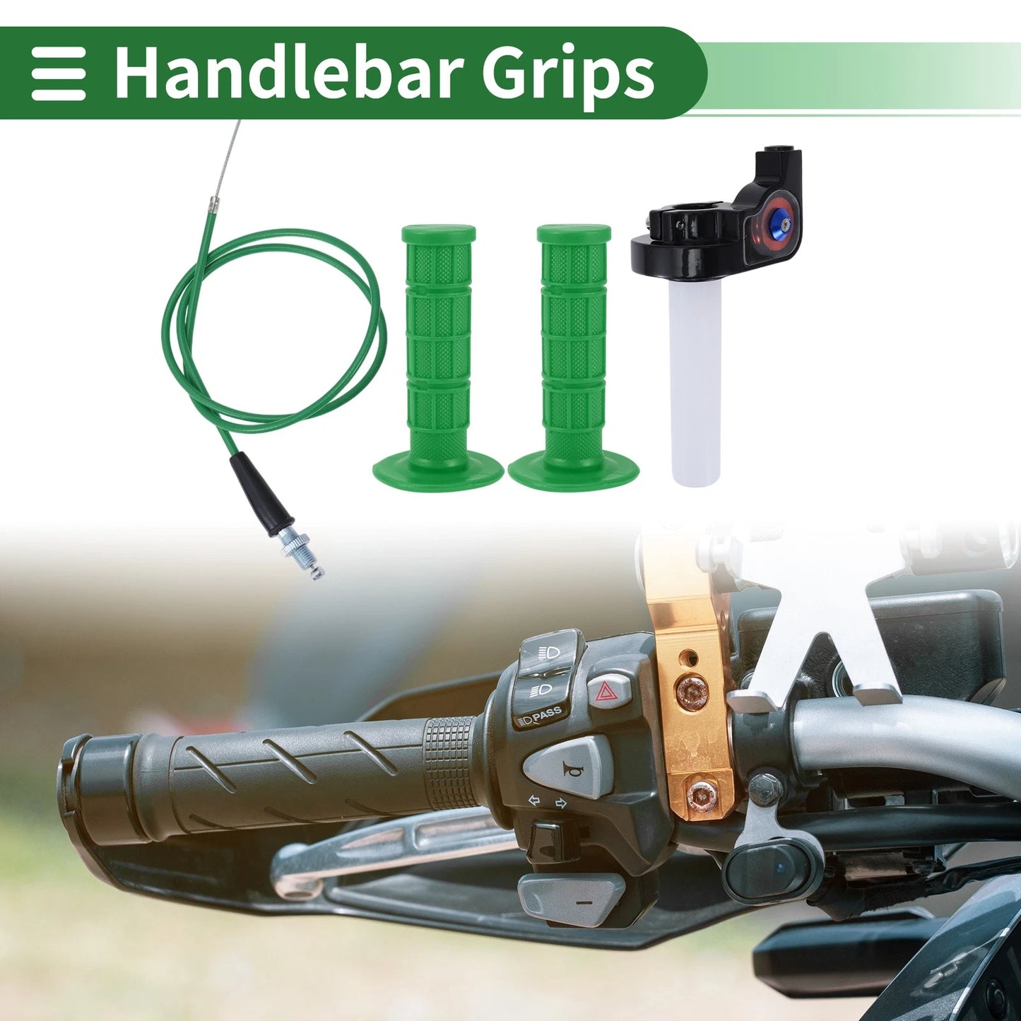 7/8" 22mm Motorcycle Hand Grips Covers for Make Model