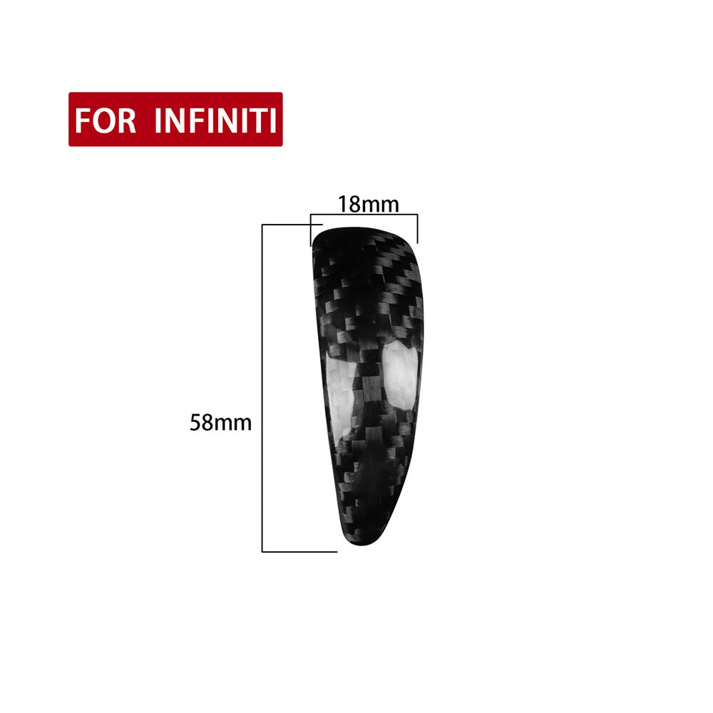 Gear Shift Knob Cover for Infiniti G35 G37 G25 Q40 FX35 FX37 FX50 QX70 QX56 EX35 (2003-2013)