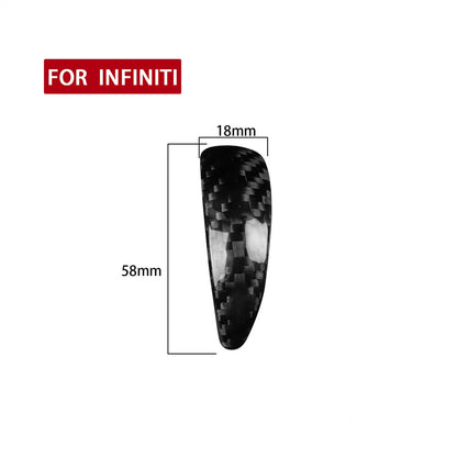 Gear Shift Knob Cover for Infiniti G35 G37 G25 Q40 FX35 FX37 FX50 QX70 QX56 EX35 (2003-2013)