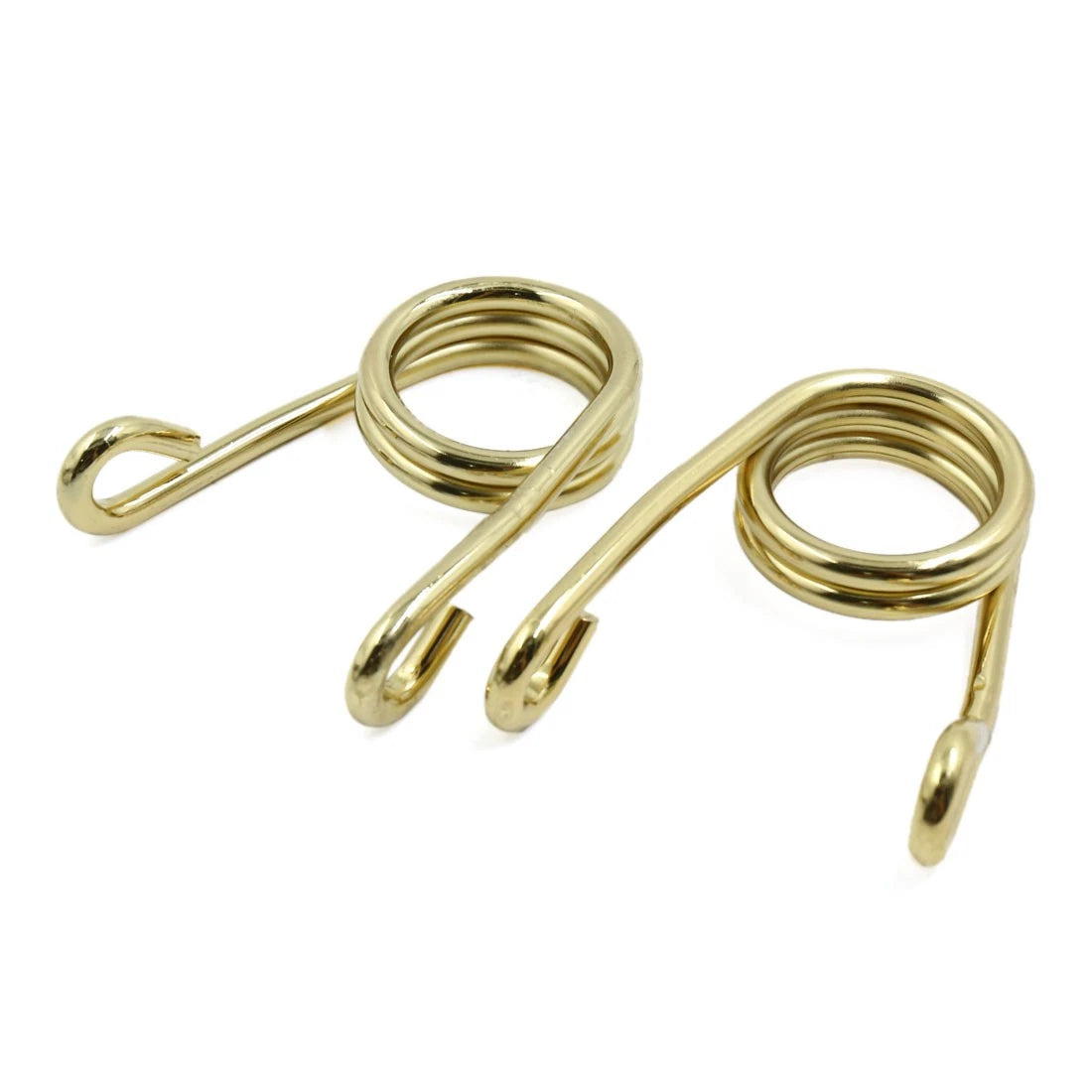 2 x Gold Tone V Shape Chopper Solo Seat Springs for Harley Davidson