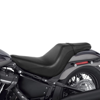 Black Driver & Passenger Seat for Harley Softail Street Bob (2018-2023)