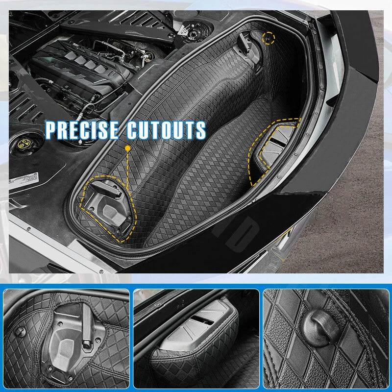 Trunk Mat 2 x for Corvette C8 Z06 Z51 (2020-2024) Cargo Liner Tray