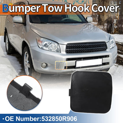 Front Car Bumper Tow Hook Cover for Toyota Rav4 (2009-2011) Unpainted